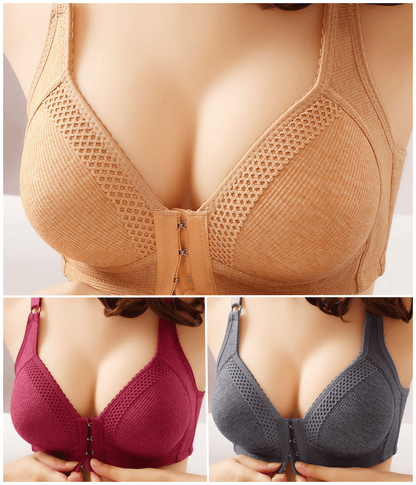 💥【Απίστευτη τιμή!】🔥【Πακέτο 3】Σουτιέν υψηλής ποιότητας push up χωρίς ραφή, μόδα και σέξι, αποτρέπει την πτώση