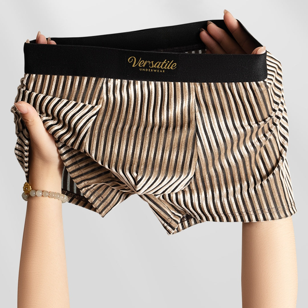 🔥💥【40-140kg】Calzoncillos bóxer antibacterianos de lujo de alta calidad para hombre