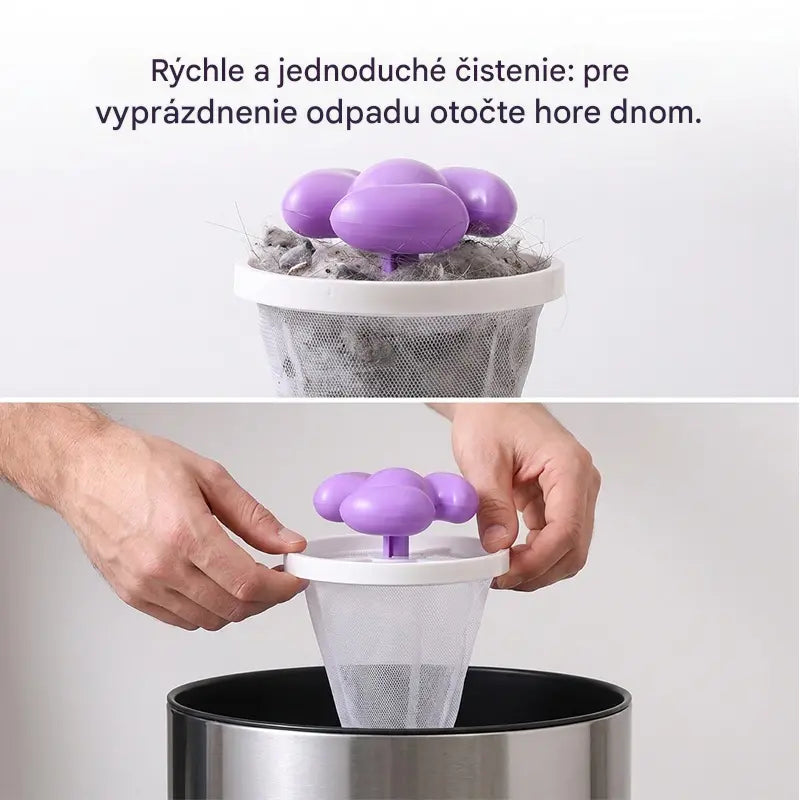 🌀6 kusov 22 €✨ Plávajúci filter do práčky – Zachytáva vlákna, vlasy a zvieracie chlpy pri každom praní 🧺