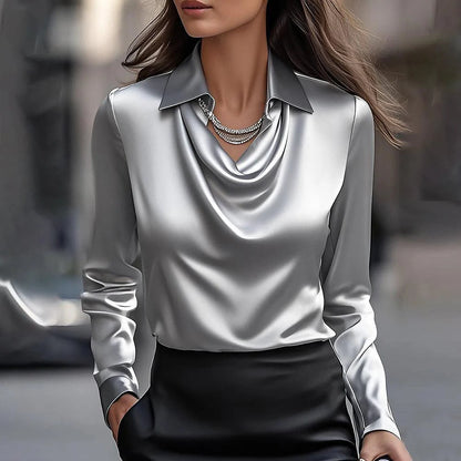 🔥🍁【Novinky na jeseň】【S-3XL】🌷Nová jednoduchá a elegantná dámska blúzka