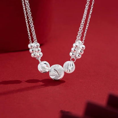 🎁【Kupi 1, dobiješ 1 gratis: Ogrlica + Narukvica】✨Komplet nakita ogrlice s ugraviranim srebrom