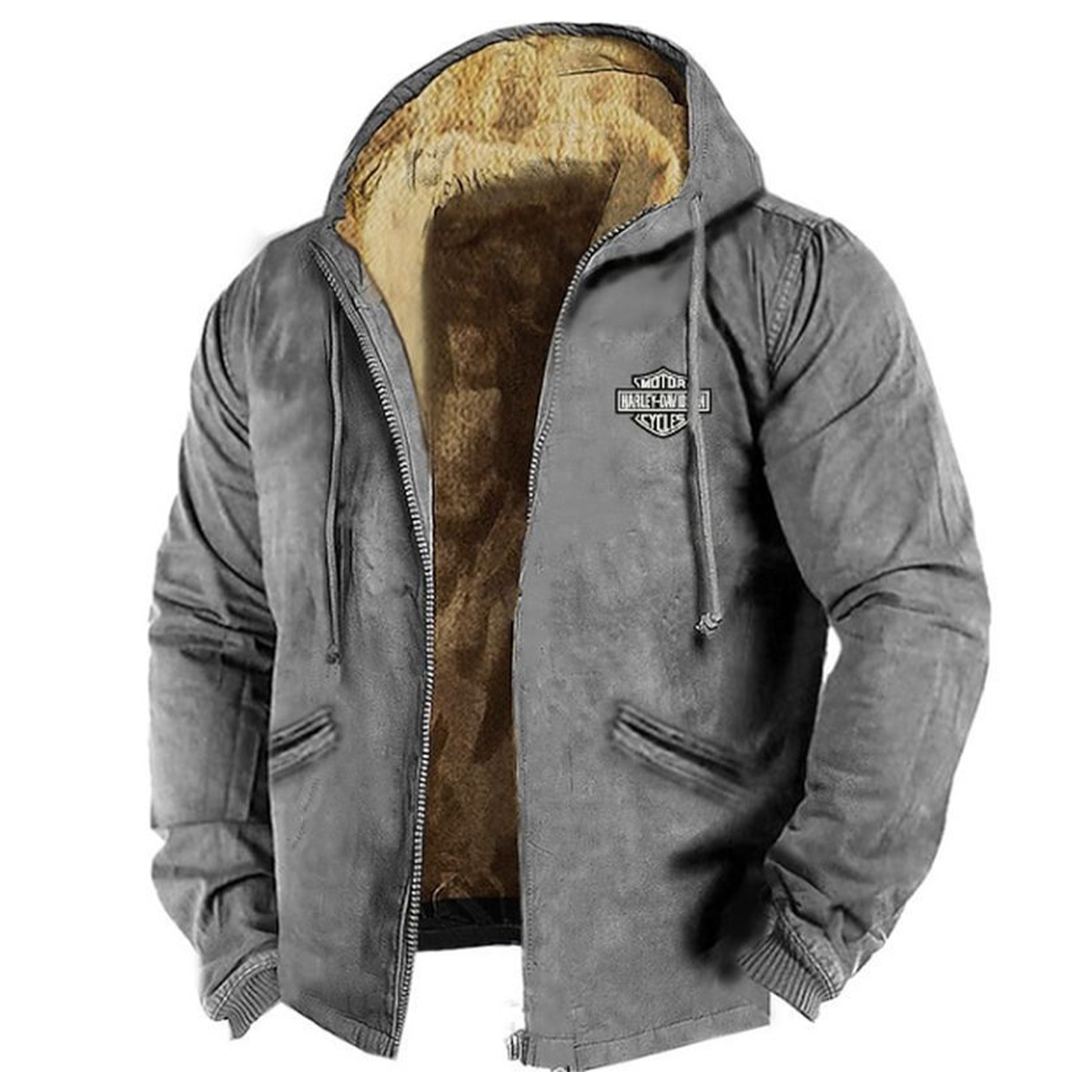 🔥【Zľava 50 % na obmedzený čas】Módna pánska jesenná a zimná voľná bunda z hrubšieho zamatového materiálu