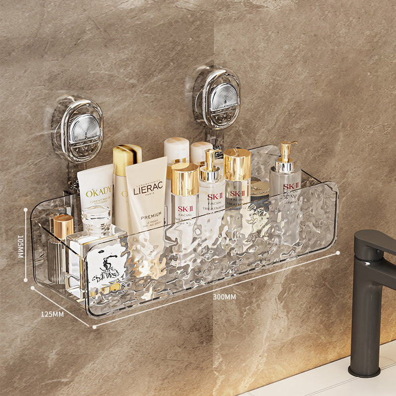 ✨Časově omezená nabídka: sleva 40%✨ Nový lehký luxusní úložný stojan s přísavkou, nástěnný úložný stojan do koupelny bez děrování