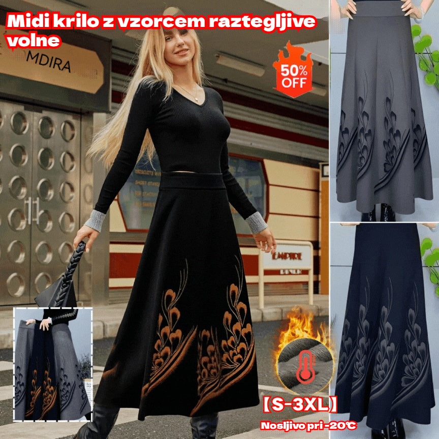 👗【S-3XL】Jesensko in zimsko odebeljeno volneno krilo, modno in vsestransko🎀