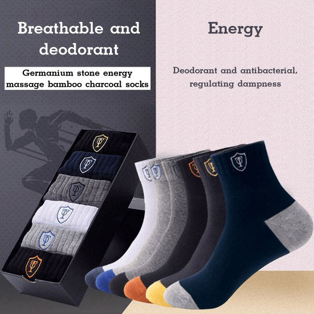 🔥🧦【Kupi 5 pari, dobiješ 5 pari besplatno!】Muških toplih dezodorans čarapa koje upijaju znoj