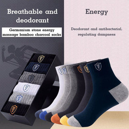 🔥🧦【Kupi 5 pari, dobiješ 5 pari besplatno!】Muških toplih dezodorans čarapa koje upijaju znoj