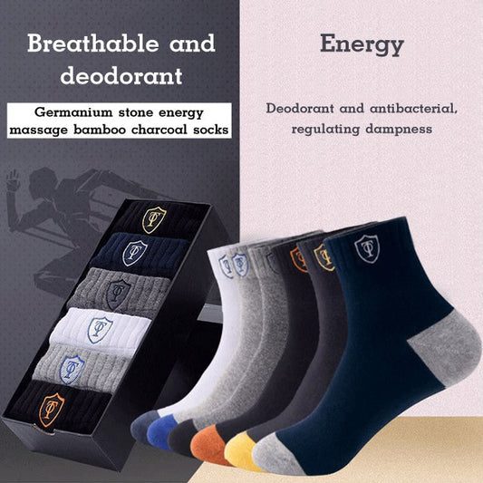 🔥🧦【Kupi 5 pari, dobiješ 5 pari besplatno!】Muških toplih dezodorans čarapa koje upijaju znoj