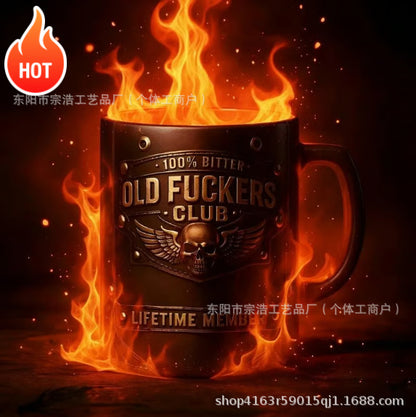 ☕【Kúp 1 a 1 zadarmo】Hrnček na kávu Old Guy Club