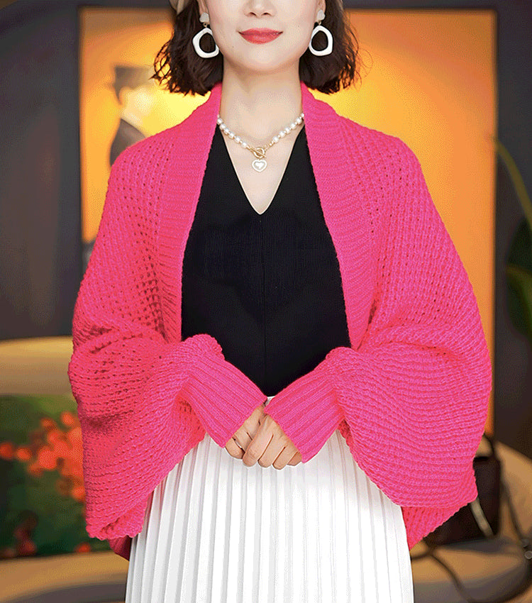 💖【Περιορισμένη προσφορά: Έκπτωση 40%】Φθινόπωρο και χειμώνα νέο μαλακό πλεκτό ζεστό ζακέτα σάλι