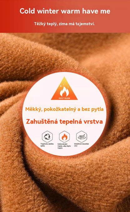 💥Ανδρικό Casual Παντελόνι με Φλις Επένδυση σε Μεγάλα Μεγέθη για Φθινόπωρο και Χειμώνα