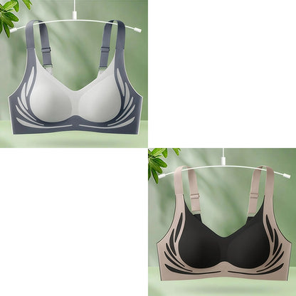 👙【Kúpte 1 a získajte 1 zdarma】Dámska jednodielna bezdrôtová podprsenka❤️【40-85KG】