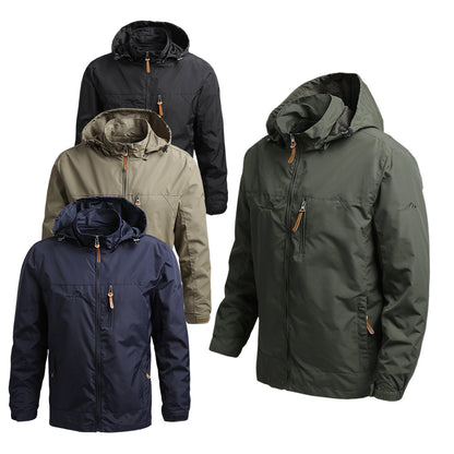 🔥【Korlátozott ajánlat: 40% kedvezmény】Férfi vékony szabadtéri sportdzseki, lezser kapucnis kabát, laza szabás