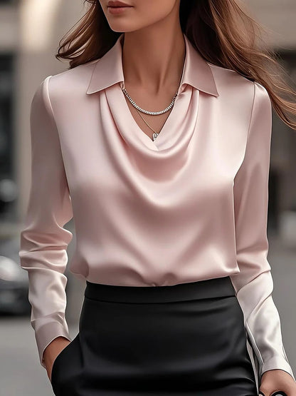 🔥🍁【Novinky na jeseň】【S-3XL】🌷Nová jednoduchá a elegantná dámska blúzka