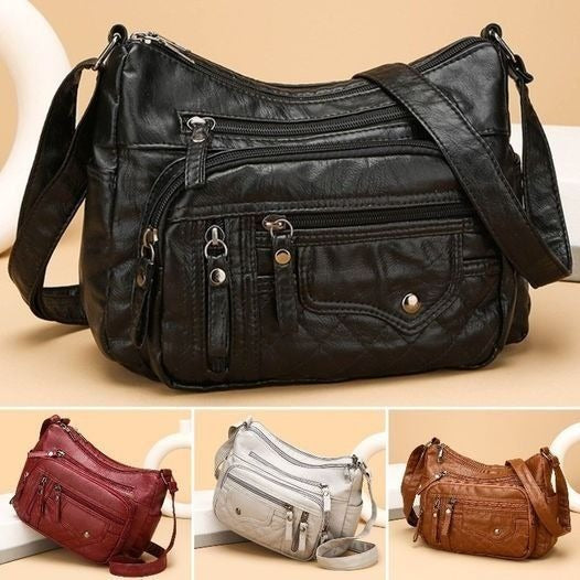 👜2025 Νέα τσάντα ώμου/χιαστού από μαλακό δέρμα μεγάλης χωρητικότητας