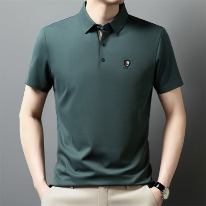 【M-4XL】Nova ledeno svilena polo majica s reverom i pola rukava za ljeto 2026