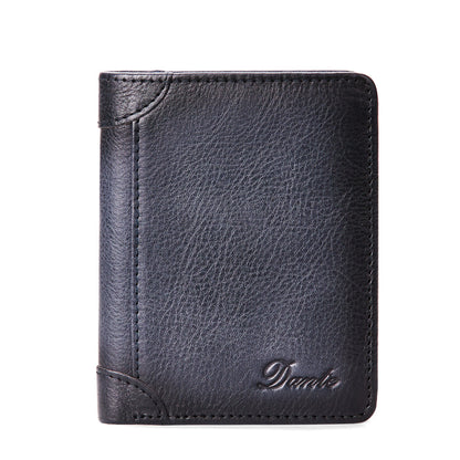 【50%OFF】 👝✨ Nová pánska peňaženka z pravej kože s ochranou proti krádeži