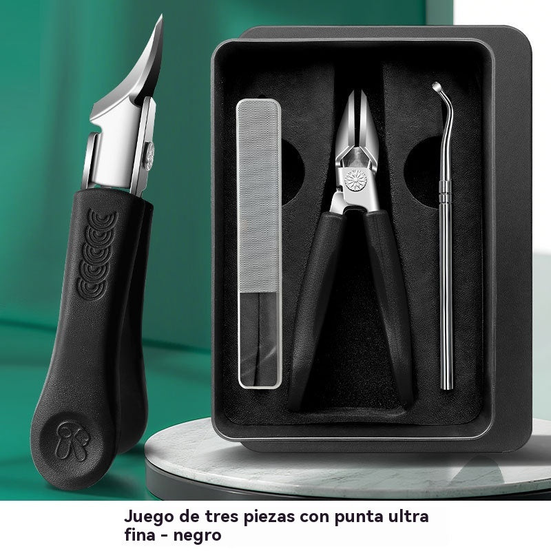 🔥【Poslední den - sleva 50 %】🔥 Nůžky na nehty s protiskluzovou úpravou a 25° zkoseným okrajem (sada 3 kusů)