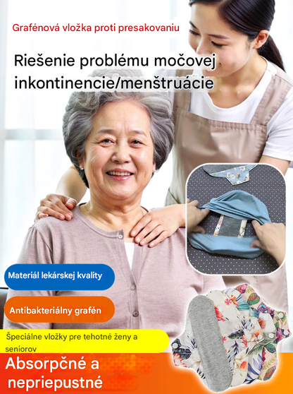 🔥【Kúpte 2 a získajte 2 zadarmo】Umývateľná antibakteriálna vložka z grafénovej bavlny