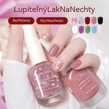 【5 kusov】💅🌈Odnímateľný nepečúci lak na nechty s rýchloschnúcim