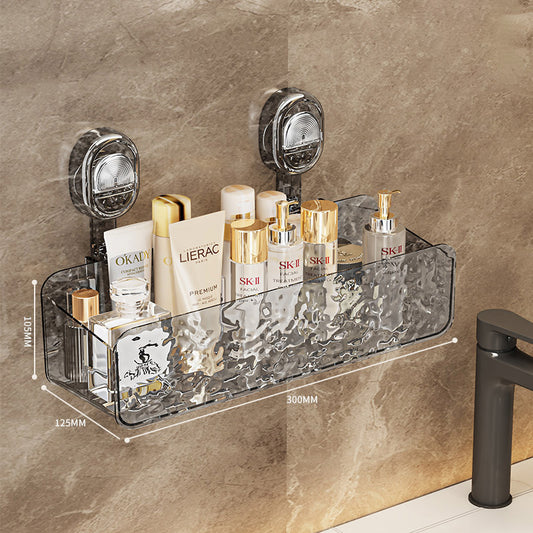 ✨Časově omezená nabídka: sleva 40%✨ Nový lehký luxusní úložný stojan s přísavkou, nástěnný úložný stojan do koupelny bez děrování