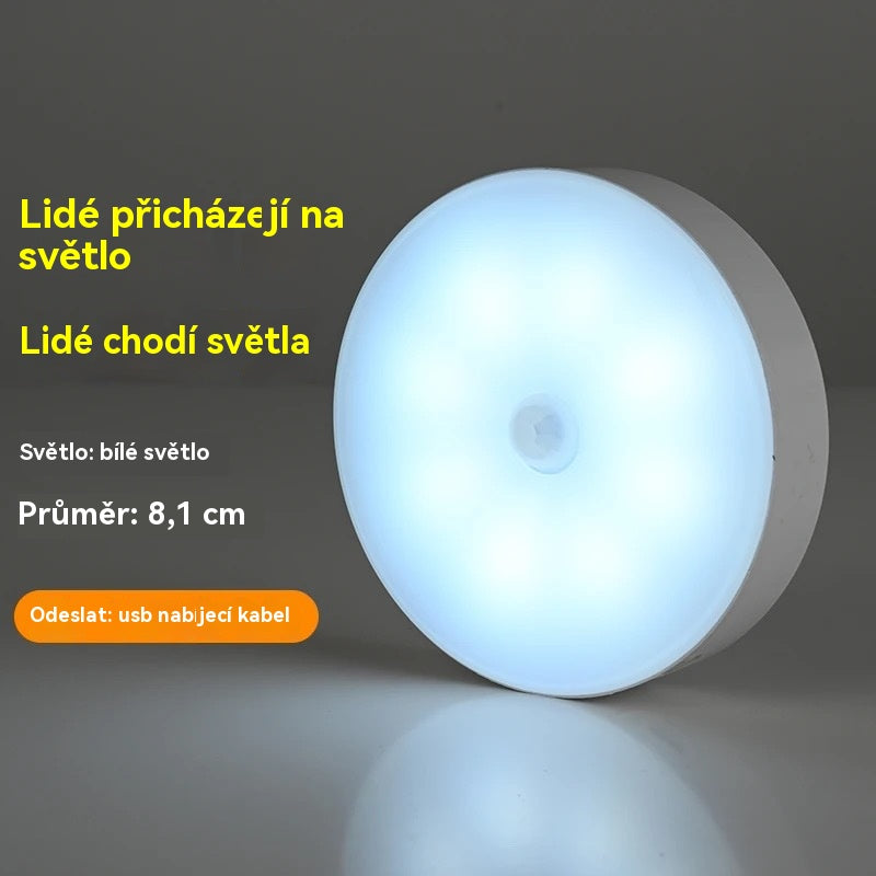 🏡💡Inteligentní LED lampa s indukcí lidského těla, pohodlné a praktické nabíjení