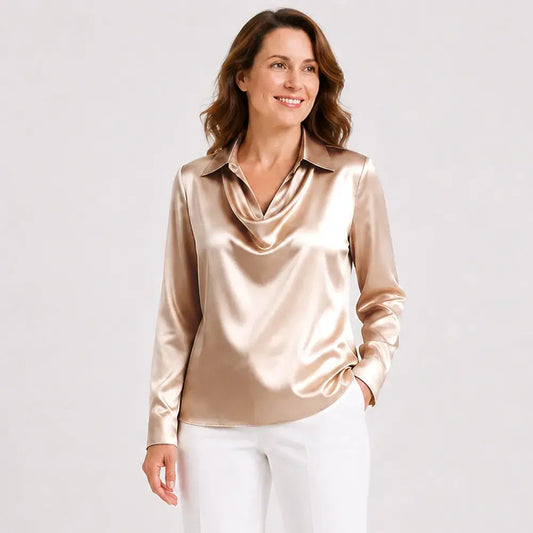 ✨【50% zľava po obmedzenú dobu】【S-3XL】【40-100 kg】Elegantná dámska košeľa s potlačou a golierom
