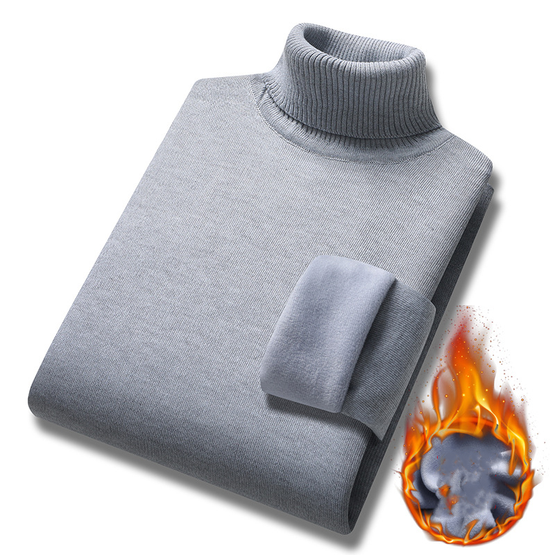 🔥【M-4XL】🔥 2026 w nowym stylu, lekki, luksusowy męski sweter z golfem, kaszmirowy sweter biznesowy na co dzień