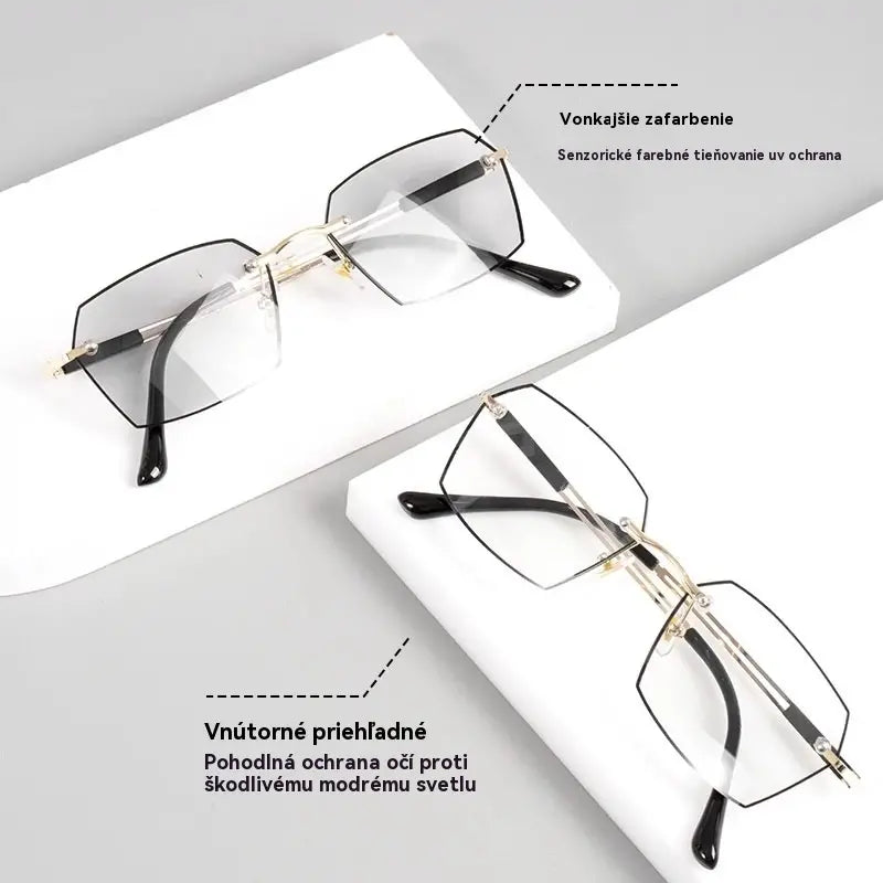 ✨🕶 Nové inteligentné fotochromatické okuliare na čítanie pre mužov a ženy, okuliare blokujúce modré svetlo