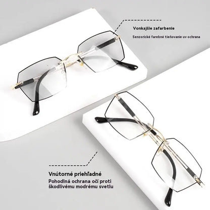 ✨🕶 Nové inteligentné fotochromatické okuliare na čítanie pre mužov a ženy, okuliare blokujúce modré svetlo