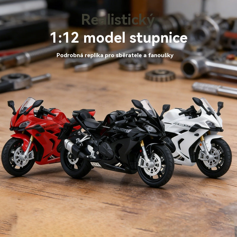 🏍️ Give the dárek excitement! 🎁Model motocyklu v měřítku 1:12