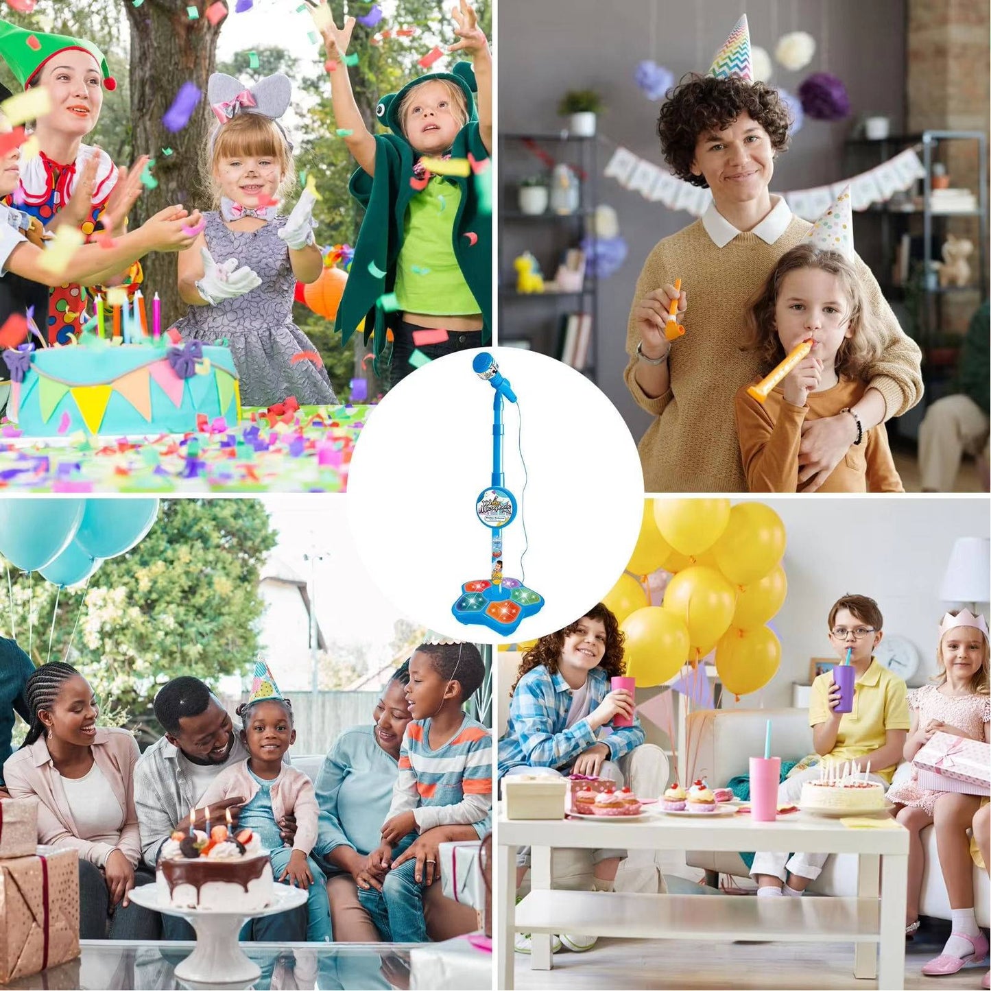 💥🔥Sada mikrofonu, sada karaoke stroje se světlem