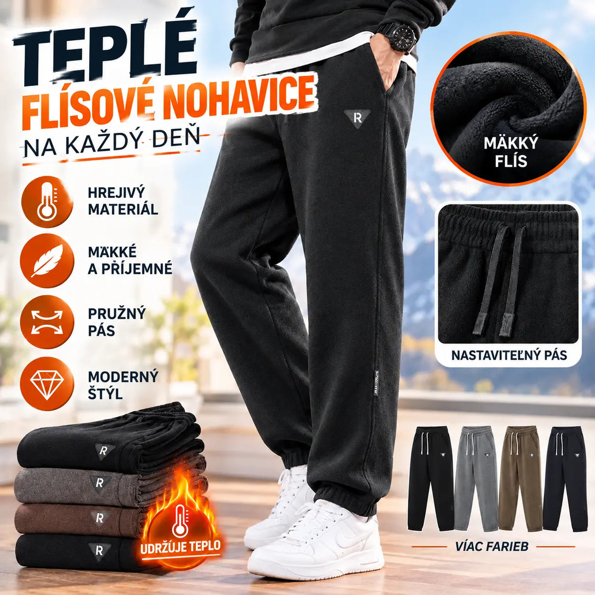 🔥【M-5XL】👖Nové zimné nohavice pre mužov, navyše zamatové a silné menčestrové, teplé a ležérne pánske nohavice