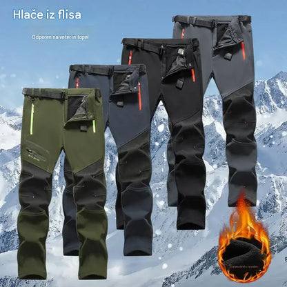 🏃‍♂️【S–5XL】2026 Nove moške outdoor hlače za jesen in zimo – tople, flis, nepremočljive in odporne proti vetru