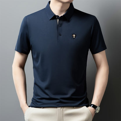 【M-4XL】Nova ledeno svilena polo majica s reverom i pola rukava za ljeto 2026