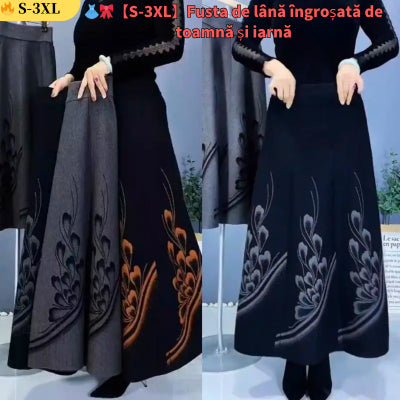 👗【S-3XL】Jesensko in zimsko odebeljeno volneno krilo, modno in vsestransko🎀