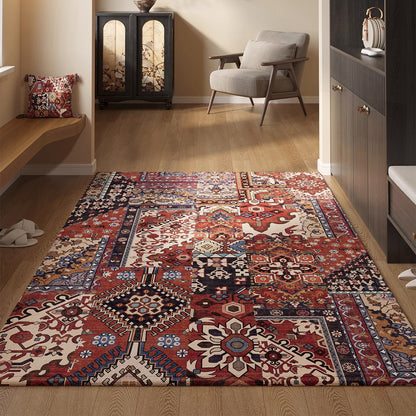 🔥40% kedvezmény + Ingyenes szállítás🔥【80*120CM】Perzsa stílusú lakástextil lábtörlő, kristály bársony anyagból, csúszásmentes, könnyen tisztítható és koszálló