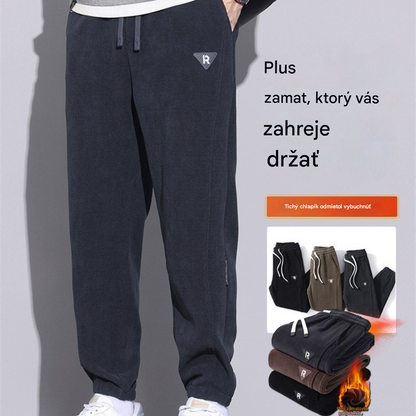 🔥【Kúpte 1 a získajte 1 zadarmo】👖【M-5XL】😎Nové zimné nohavice pre mužov, plus zamat a hrubý manšestr, teplé a ležérne pánske nohavice