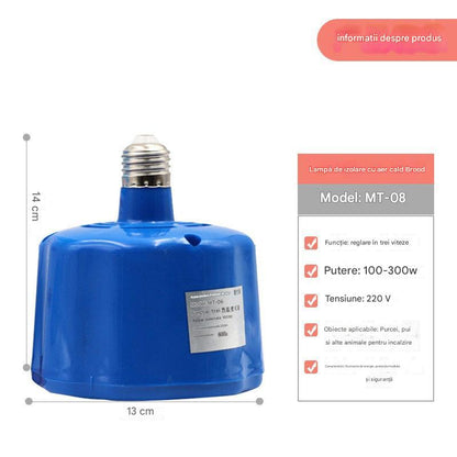 🌈🐣🔥🌡️ Inteligentna svetilka za ogrevanje perutnine s konstantno temperaturo