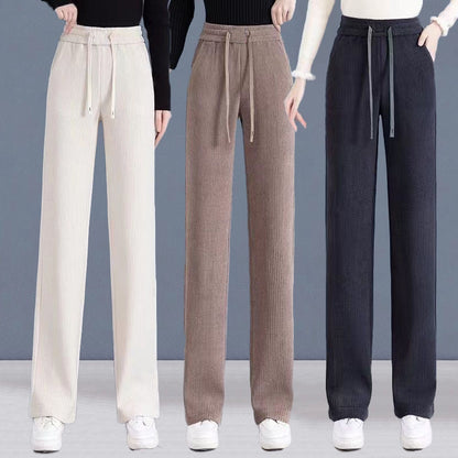 🔥【M-3XL】👖Nové dámske elastické voľné nohavice(💞40-110KG）