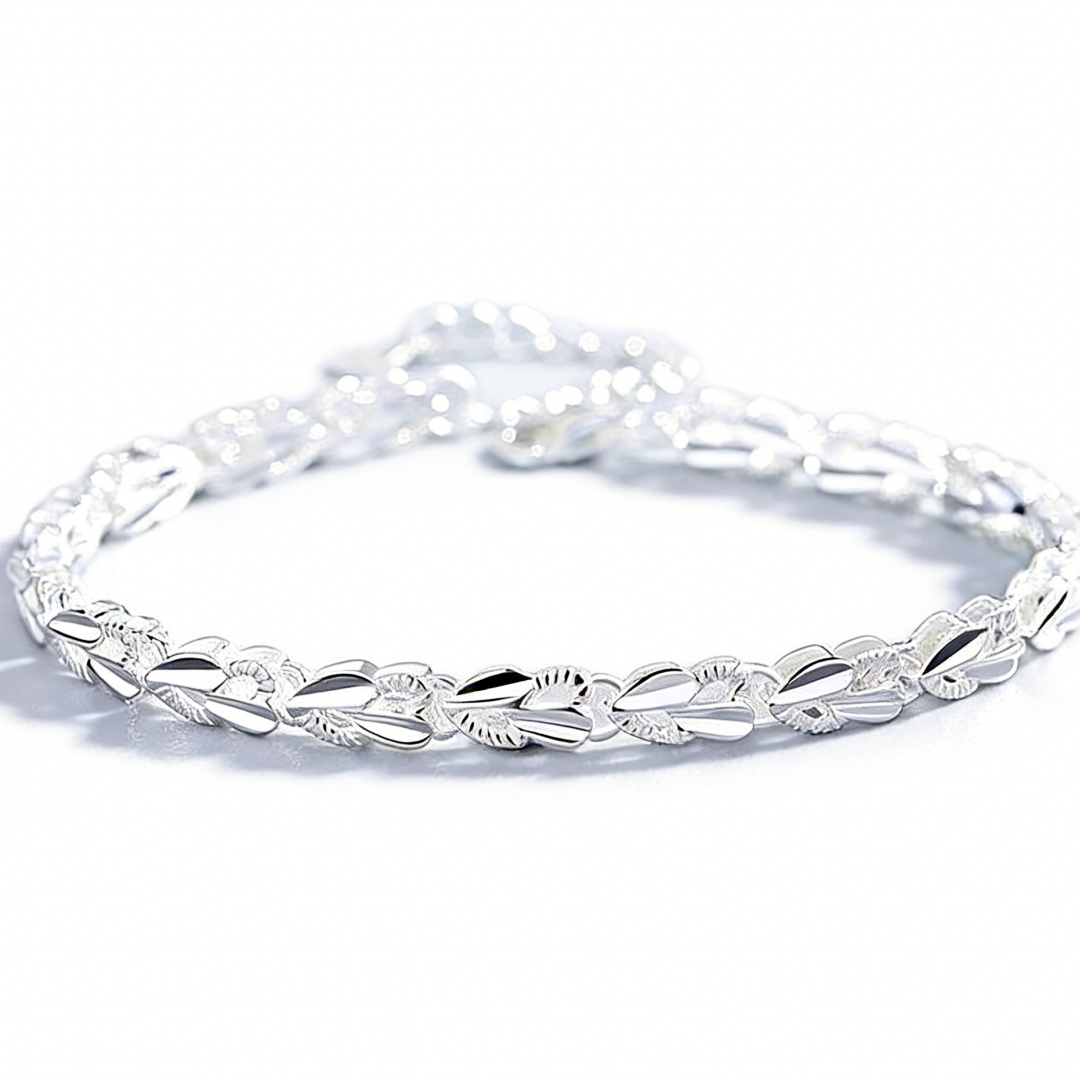 😀👉【30% popusta】💖🍀Nova moderna narukvica od 925 sterling srebra s četveroliskom djetelinom (ženska)