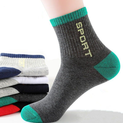 🧦Vruća prodaja – Kupi 5, dobiješ 5 gratis🧦【10 pari】Prozračne, otporne na mirise i upijajuće znoj sportske čarape za muškarce