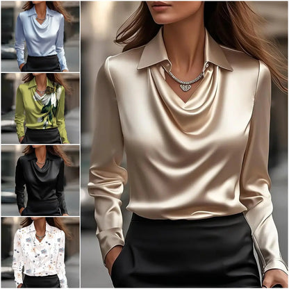 🔥🍁【Novinky na jeseň】【S-3XL】🌷Nová jednoduchá a elegantná dámska blúzka