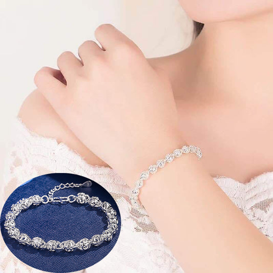 😀👉【Kupite 1 in dobite 1 brezplačno】💖🐰2026 nova 925 srebrna zapestnica za srečo zajca