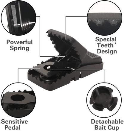 💥【4/6/8 τεμάχια】🐁Υψηλή ευαίσθητη επαναχρησιμοποιήσιμη ποντικοπαγίδα