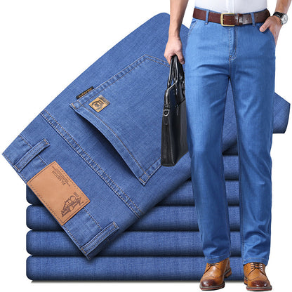👖👖 Jednoduché, ležérne a všestranné pánske džínsy pre väčšie veľkosti