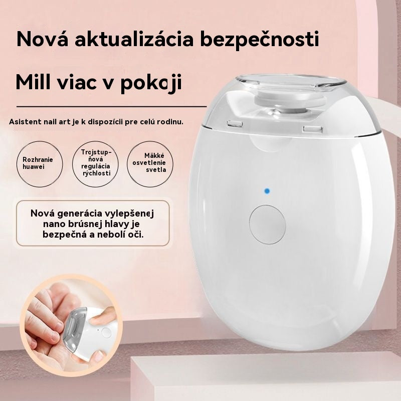 💅✨ Avtomatska pilica za nohte 1, varna in nežna nega nohtov 👶🔧