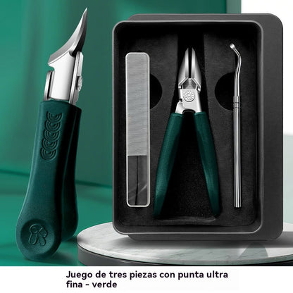 🔥【Poslední den - sleva 50 %】🔥 Nůžky na nehty s protiskluzovou úpravou a 25° zkoseným okrajem (sada 3 kusů)