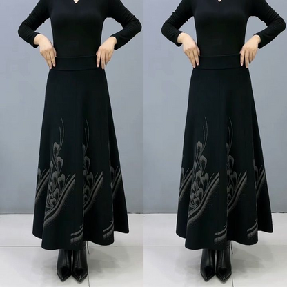 👗🎀【S-3XL】Jesenná a zimná dámska vlnená sukňa