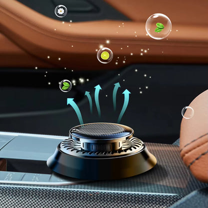 ⛄🚗 Napelemes UFO autóillatosító, autós kiegészítő, felszerelhető illatdiffúzor, forgó dekoráció