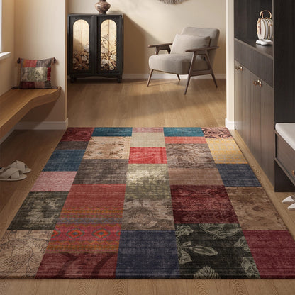 🔥40% kedvezmény + Ingyenes szállítás🔥【80*120CM】Perzsa stílusú lakástextil lábtörlő, kristály bársony anyagból, csúszásmentes, könnyen tisztítható és koszálló